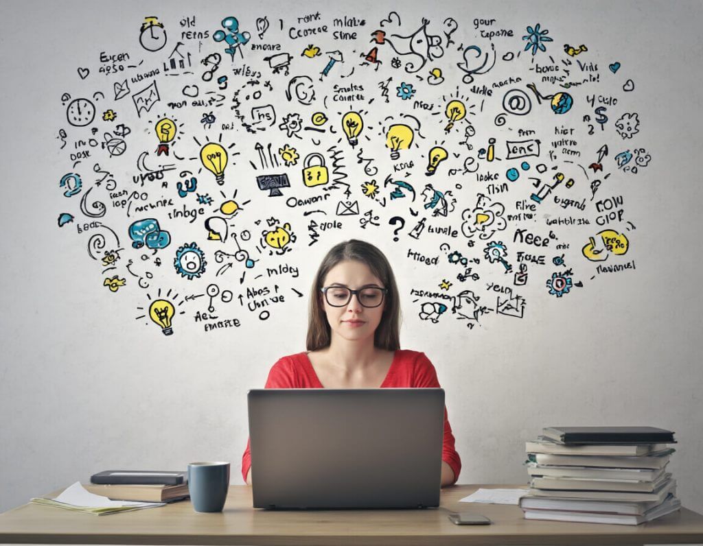 A writer who is using AI to help her organize dozens of ideas in her head